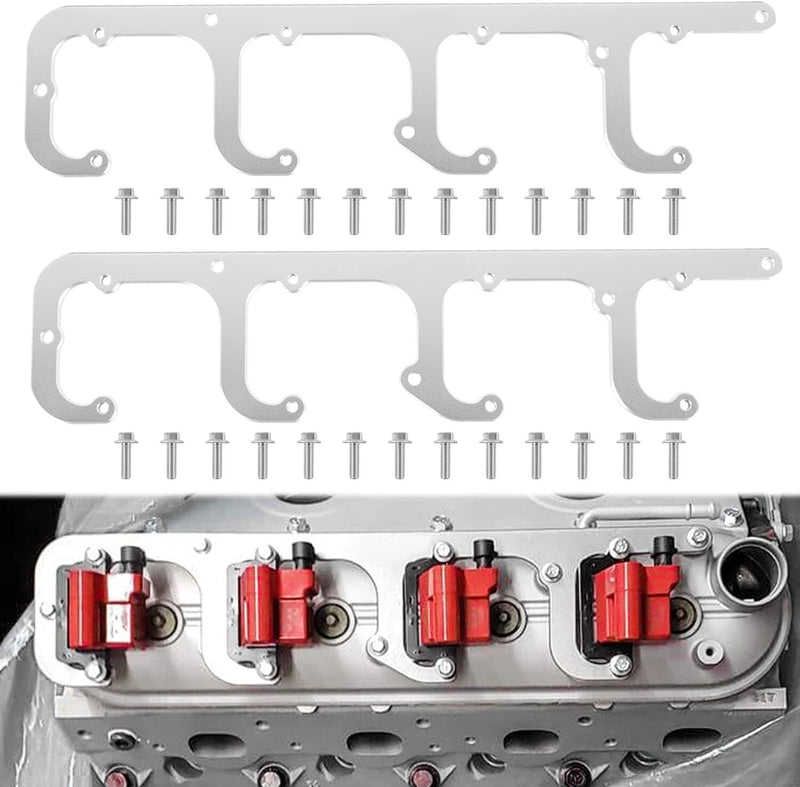 5.3L LS Square Coil Brackets Valve Cover for D581 D514A D510C 12558693 LSX Swap