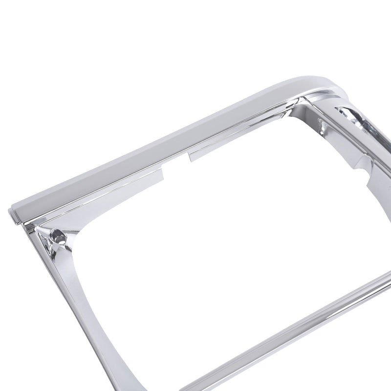 Chrome Left Headlight Bezel Trim for Jeep Cherokee 1991-96 Comanche 91-92