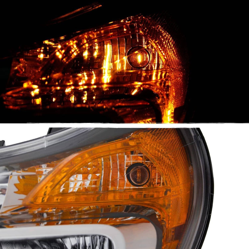 Left & Right Headlights w/ DRL for Dodge Ram ProMaster 1500 2500 3500 2014-2022
