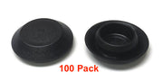 DURAFORCE 100 9/16in Black Plastic Flush Mount Hole Plug for Auto Body Panel