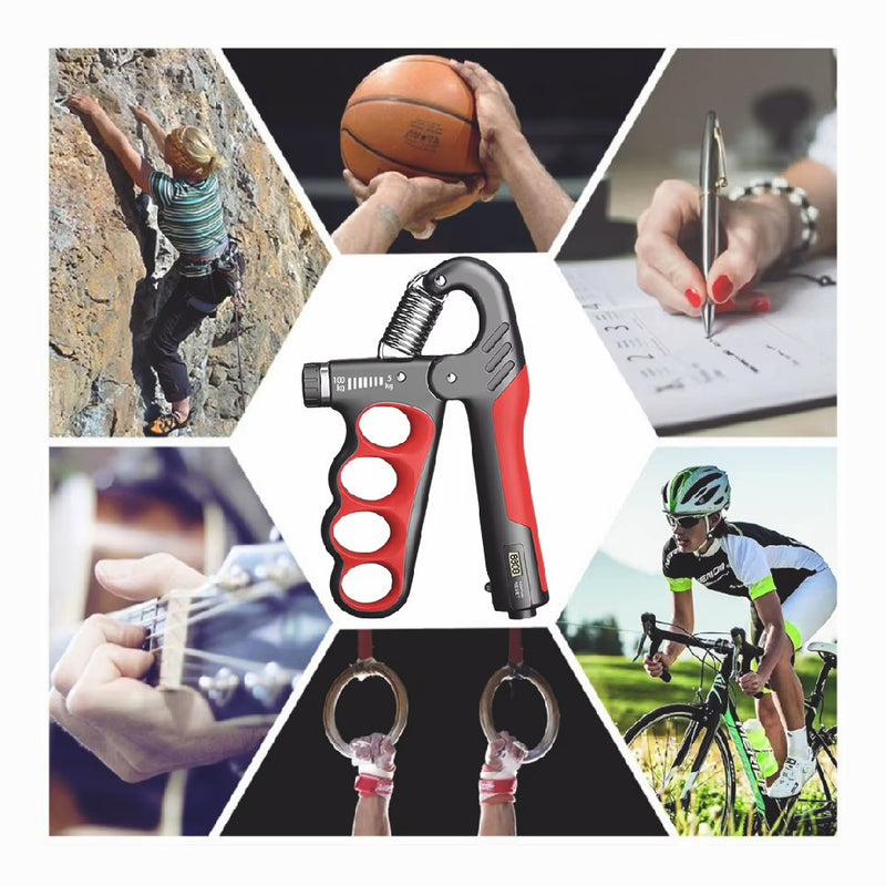 Adjustable Grip Strength Trainer 5-100kg Hand Gripper Workout for Men Women