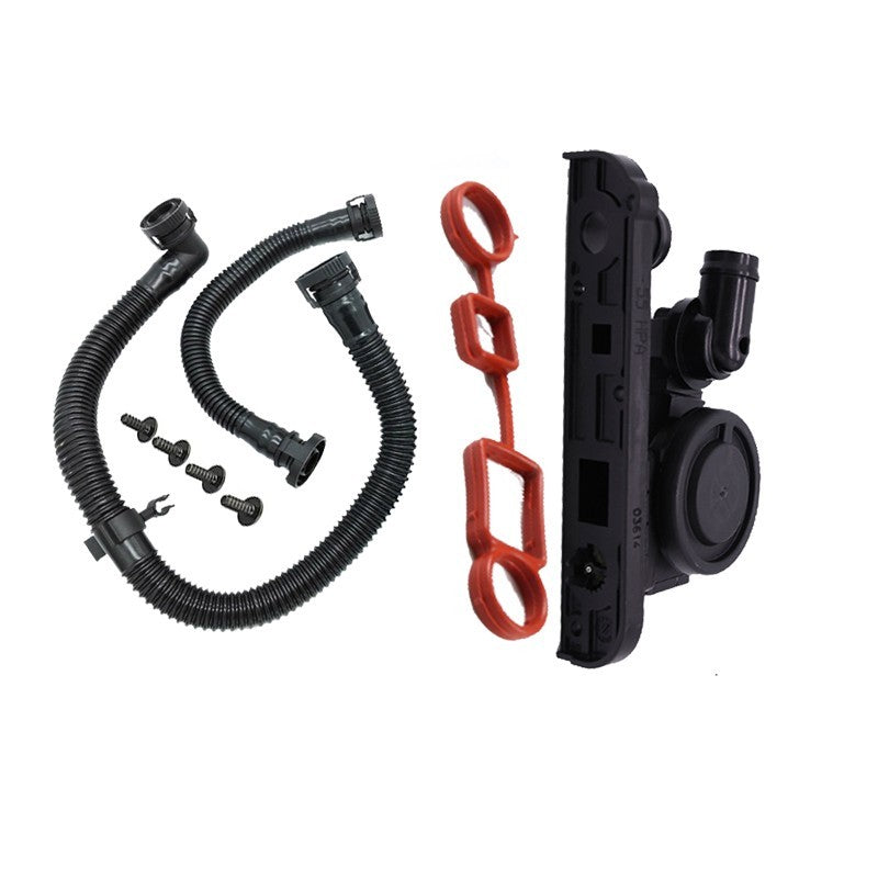 5Pcs PCV Crankcase Vent Valve Kit for Volkswagen Jetta Passat 2006-2008 Eos GTI