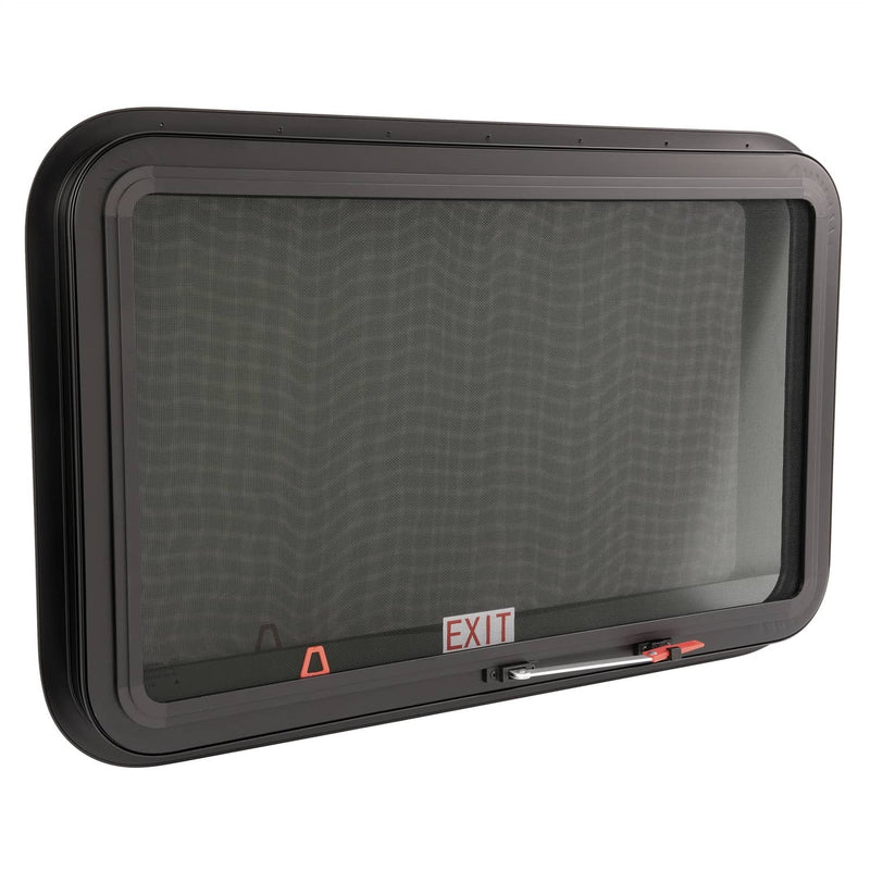 36" x 22" Push Out Emergency Exit Window for Camper RV Tined Glass
