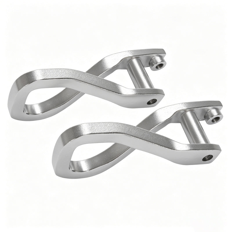 #84195902 Chrome Recovery Hooks Bolts for GMC Sierra 1500 2019-2026 2 Pieces