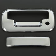 DURAFORCE Chrome Outside Tailgate Handle Cover Overlay for Ford F-150 F150 4 Door 2004-14