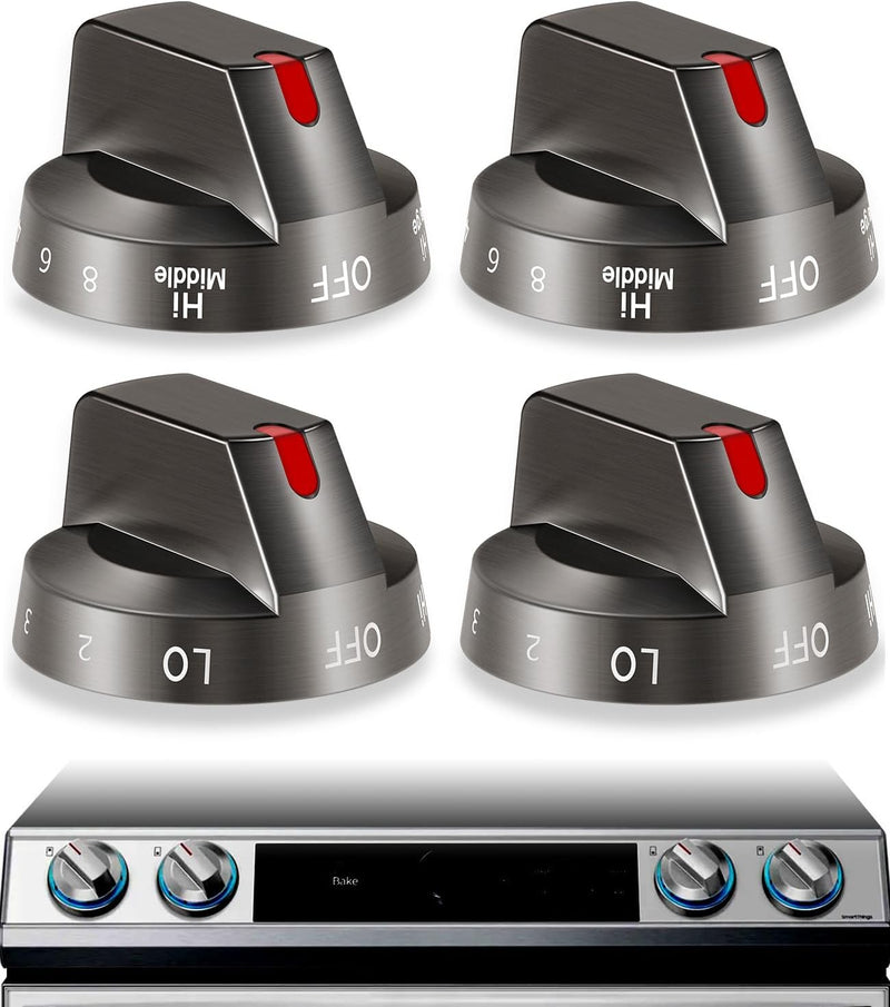 DG94-03500A/Z Stove Knob Kit for Samsung NE63T8111SG/AA NE63T8311SG/AA 4PCS