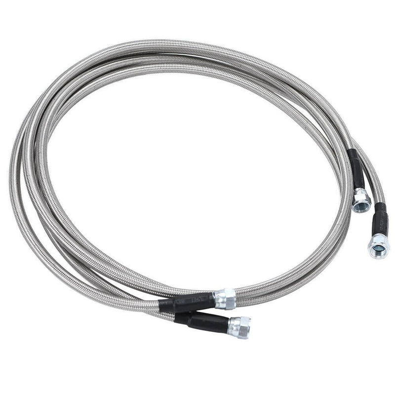 6AN SS Braided Transmission Cooler Lines Kit for GM 4L60E 4L80E Hose