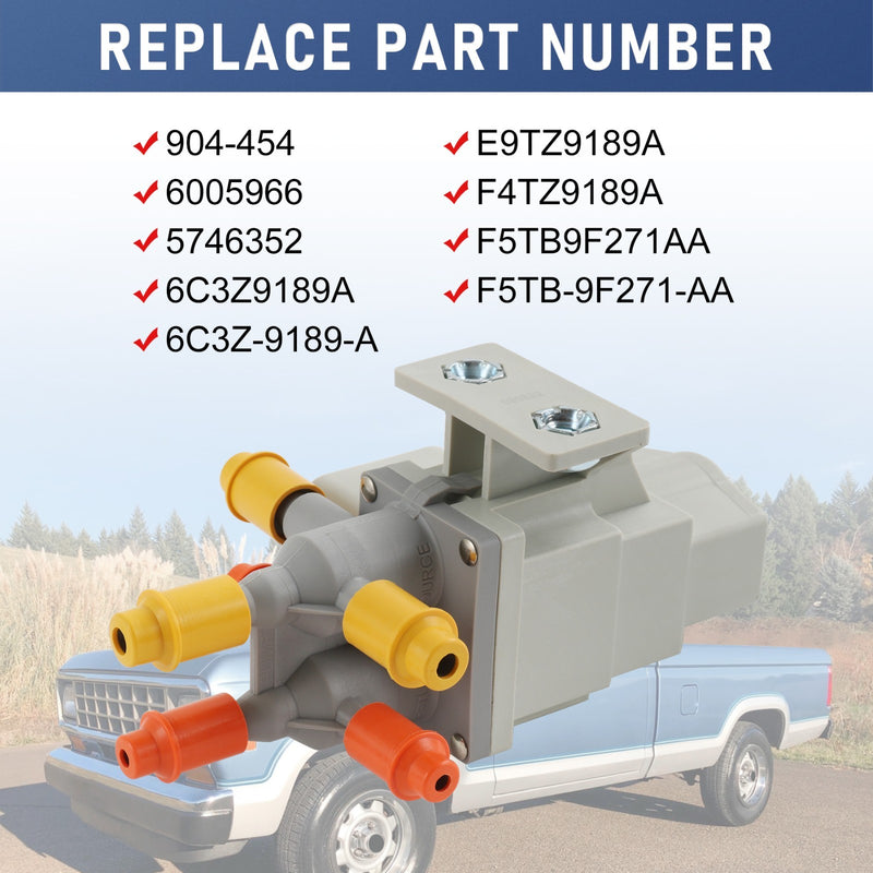 6C3Z9189A Fuel Tank Selector Valve Assembly 6 Ports for Ford Super Duty Diesel