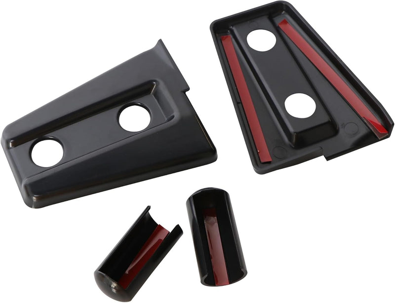 Exterior Door Hinge Cover and Hood Hinge Trim for Jeep Wrangler JK JKU 2007-2017