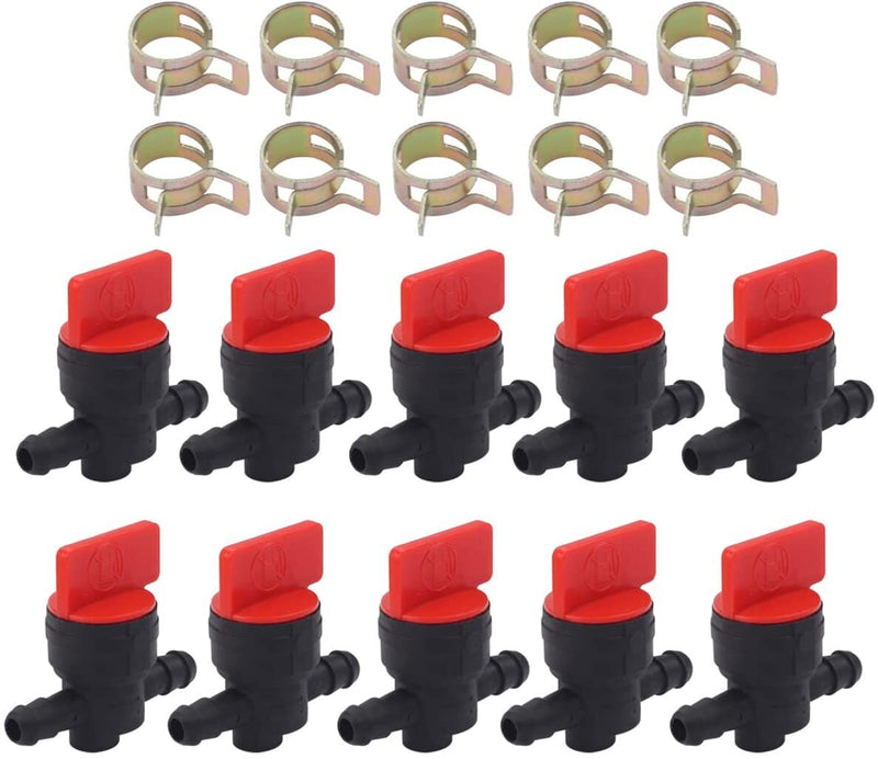 494768 Inline Cutoff Valve for B&S 698183 5091 697947 AM107340 AM36141 10 Pieces