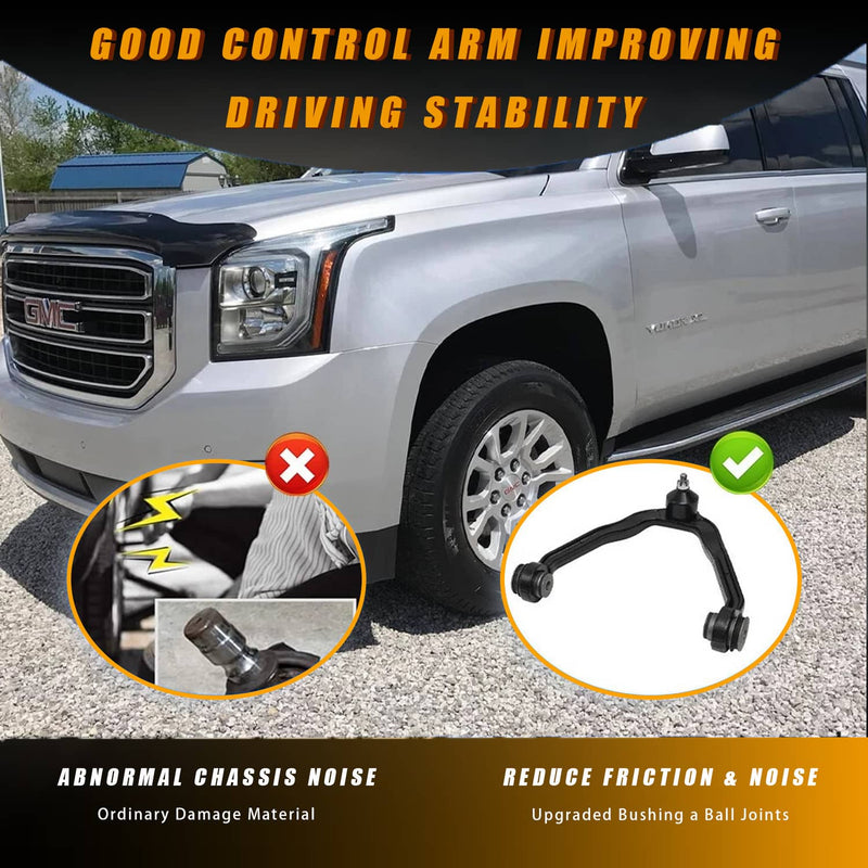 Front Upper Lower Control Arm Kit for Chevy Silverado 1500 4WD 1999-2006 13PCS