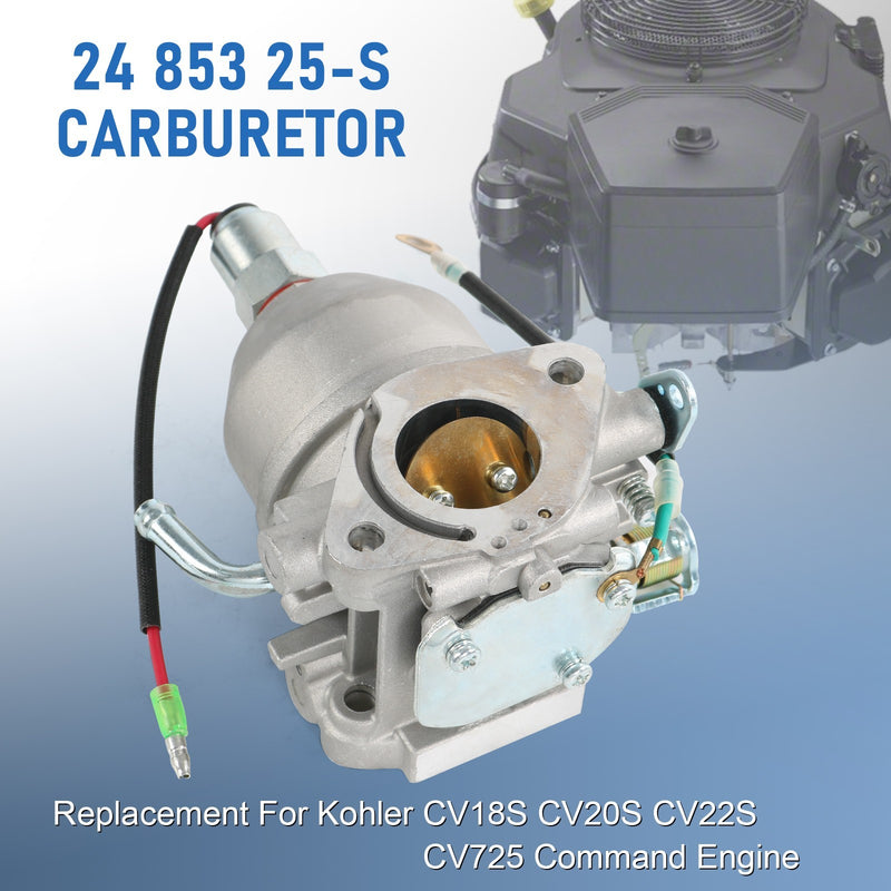 24 853 19-S Carburetor for Kohler CV18S CV20S CV22S CV725 24 853 09