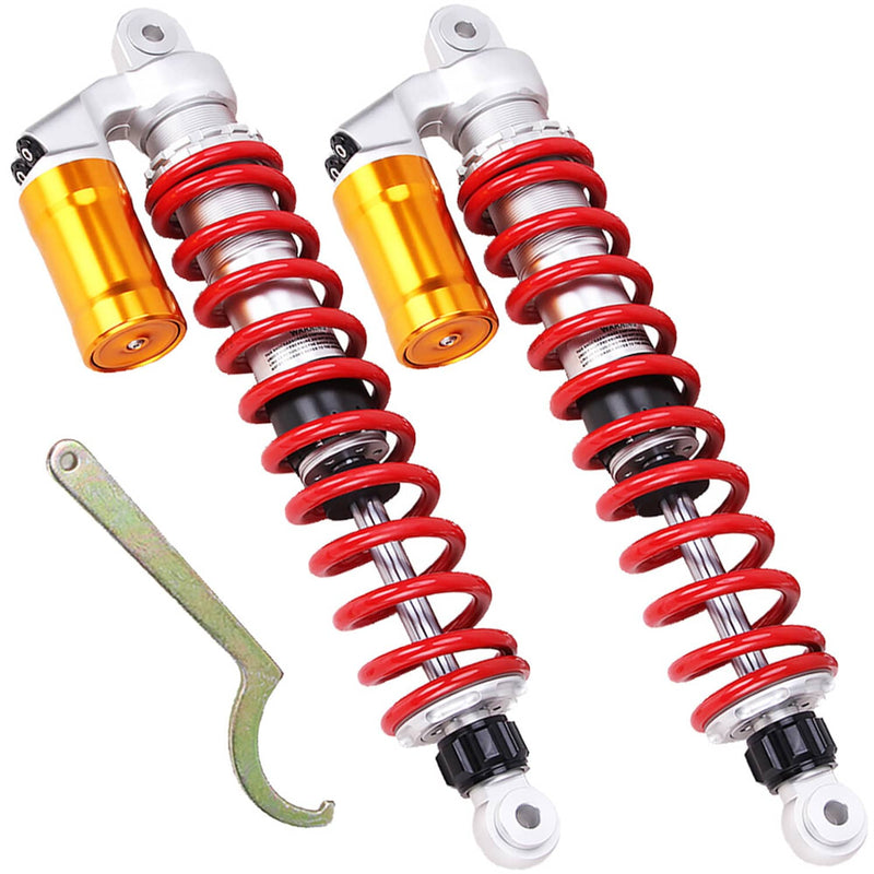 2x 410mm Adjustable Front Air Shock Absorber for Honda TRX400EX TRX450R TRX450ER