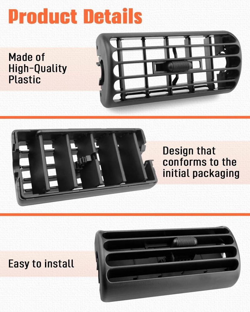Center Dash Air Vent Louver Outlet for Jeep Cherokee XJ 1997-2001 Wrangler TJ