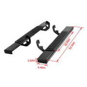 DURAFORCE Side Step Bar Running Boards Black for Silverado Sierra 2019-2025 Regular Cab