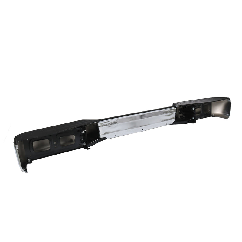 Rear Bumper Assembly for Nissan NV1500 NV2500 NV3500 2012-2021 W/O Sensor Chrome