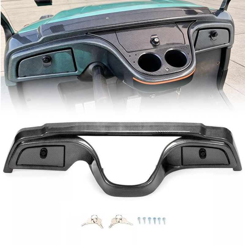 Carbon Fiber Style Dash Dashboard Cover W/Locking for Yamaha Drive G29 2007-2016