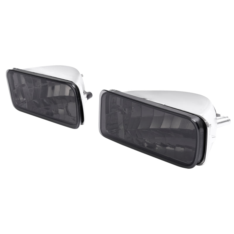 Smoke Lens Bumper Turn Signal Light Assembly for Chevy Camaro 1985-1992
