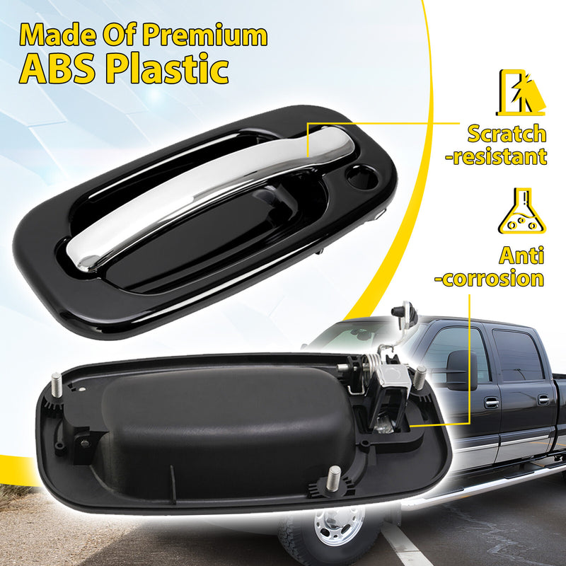 4X Outer Door Handles for Chevy Silverado for GMC Sierra for Cadillac 1999-2006