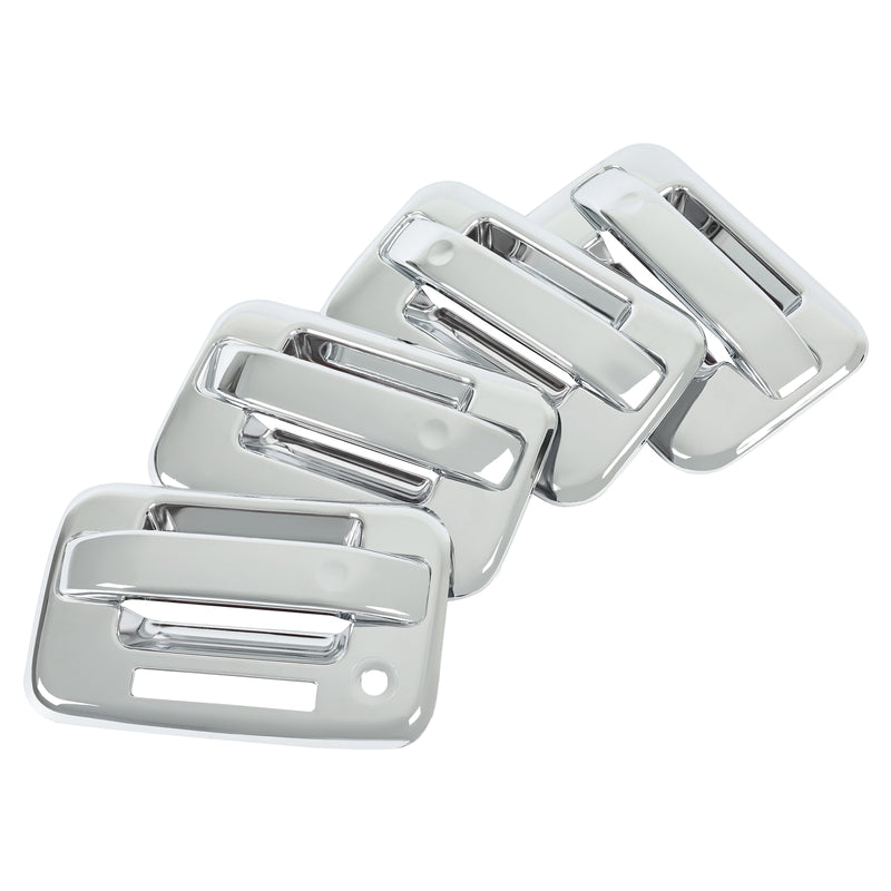 Door Handle Cover for Ford F-150 F150 4DR Crew Cab 2004-2014 Chrome ABS Keypad