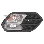 DURAFORCE Right Side Fog Light with Black Bezel Cover for Ford Escape Kuga 2017 2018 2019