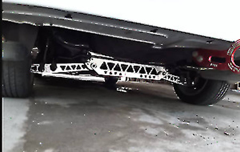 Rear Lower Control Arms Subframe Brace Tie Bar for Honda Civic EK 96-00 Silver