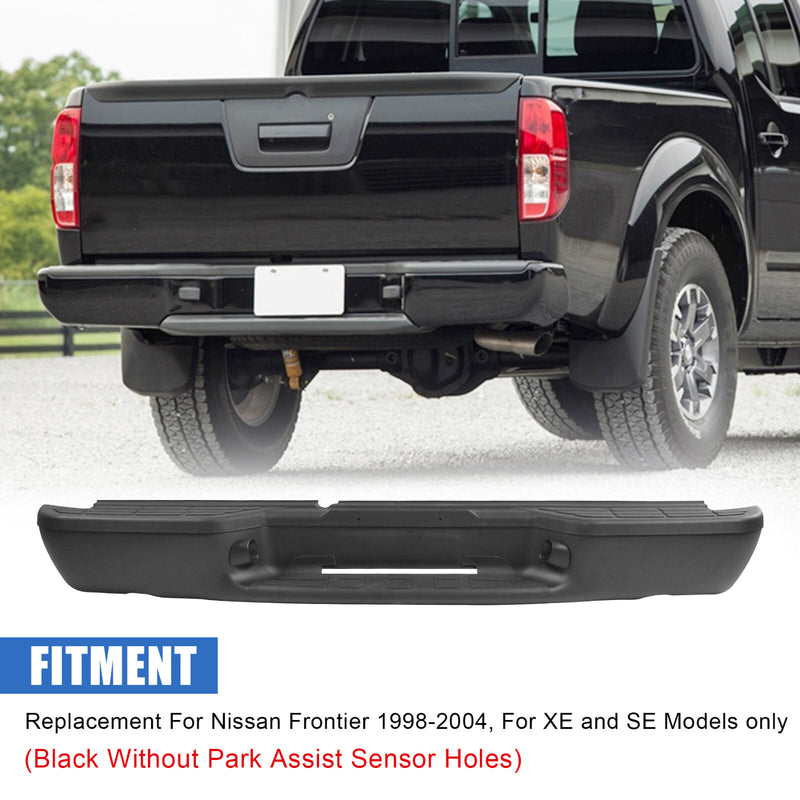 Rear Step Bumper Assembly for Chevrolet S10 GMC Sonoma 1998-2004 Black