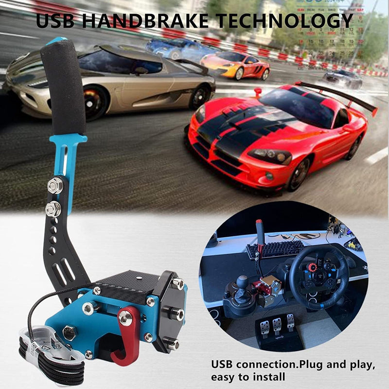 64 Bit USB PC Handbrake SIM for Racing Games G25 G27 G29 T500 T300 G923 G920