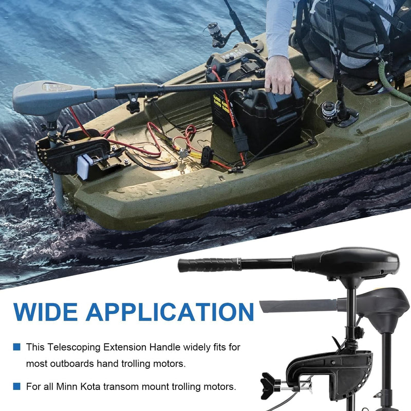 1854107 Trolling Motor Telescoping Extension Handle MKA-43 Extends 17" to 25