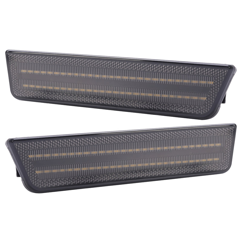 LED Front Side Marker Light White for Dodge Challenger Charger R/T Sedan 2008-14