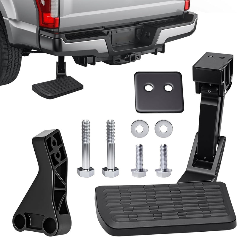 Rear Tailgate Bed Side Step Retractable Bumper Step for Dodge Ram 1500 2500 3500