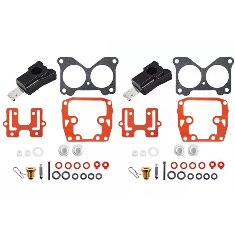 DURAFORCE 439076 398526 Carburetor Repair Kit for OMC BRP Johnson Evinrude 2Pcs