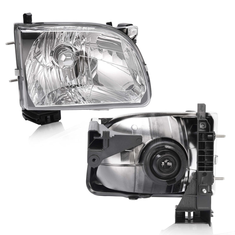 Headlights Headlamps W/Bulb Driver Passenger for Toyota Tacoma 2001-2004