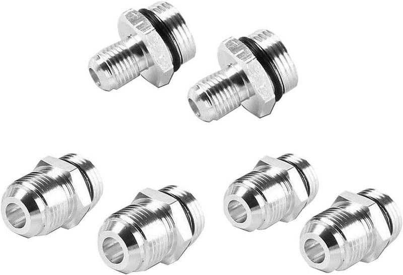 Blue 30 Micron Billet Aluminum Inline Fuel Petrol Filter Bracket AN6 AN8 AN10