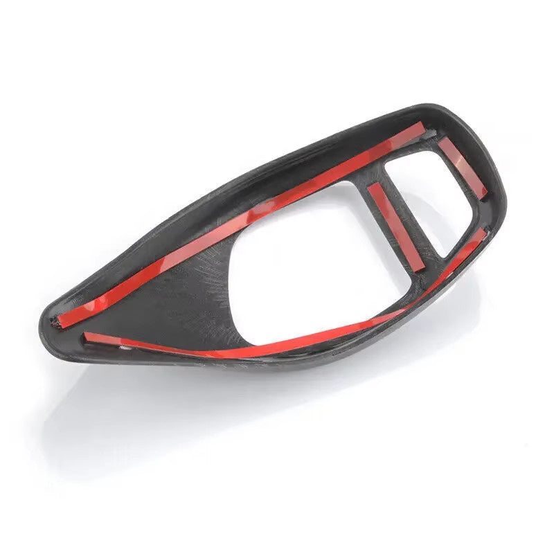 Gear Shift Knob Cover Trim Carbon Fiber for BMW F30 F34 F35 3-Series 2013-2018