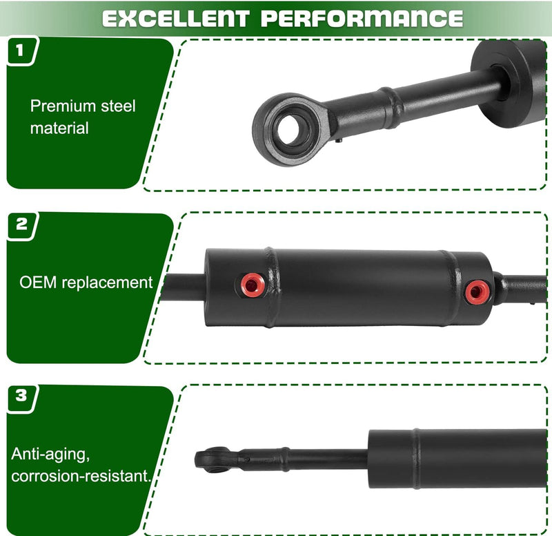 AM108777 Hydraulic Steering Cylinder for John Deere 322 332 318 AM39310 AM105769