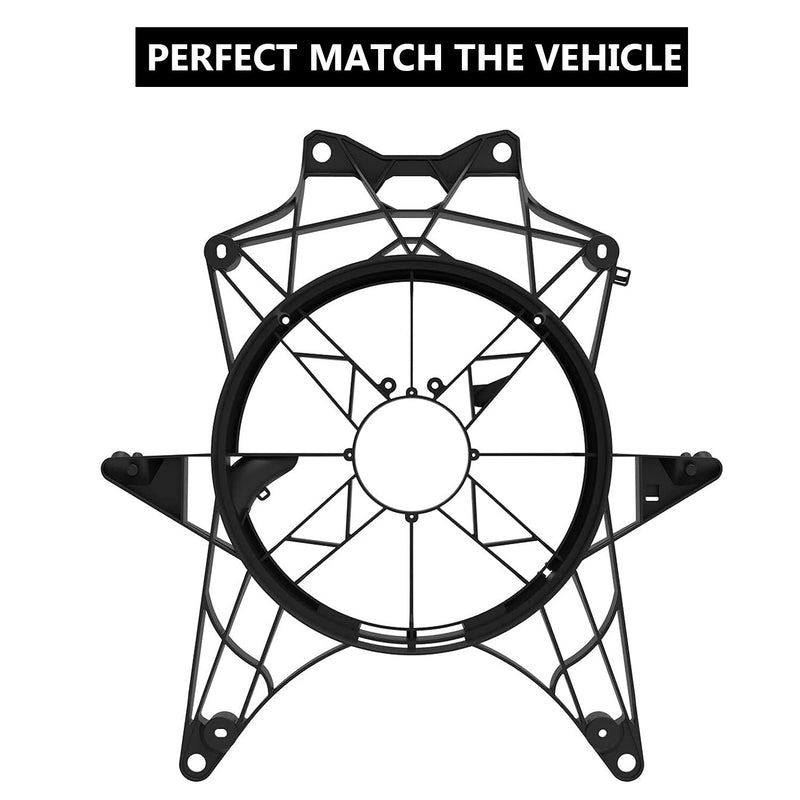 709200588 Cooling Radiator Fan Assembly Kit for Can-Am Maverick X3 X3 MAX 17-24