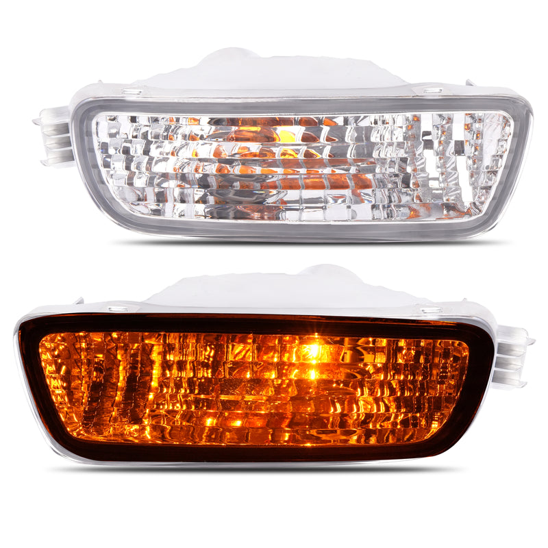 Pair Bumper Turn Signal Lights for Toyota Tacoma 2001-2004 Driver Passenger Side