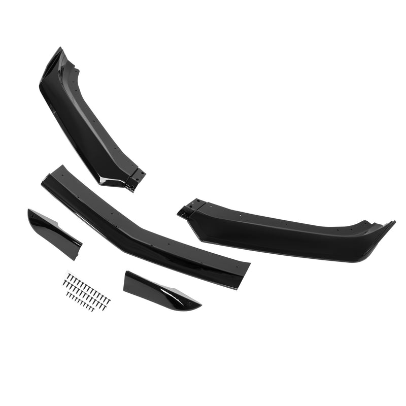 Front Bumper Lip Low Spoiler for Chevy Camaro SS V8 2016-2024 Gloss Black