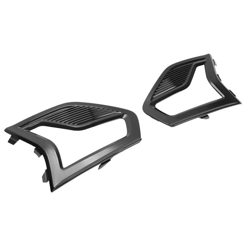 Front Bumper Fog Light Lamp Grille Covers Bezel Trim for Ford Fusion 2019-2020
