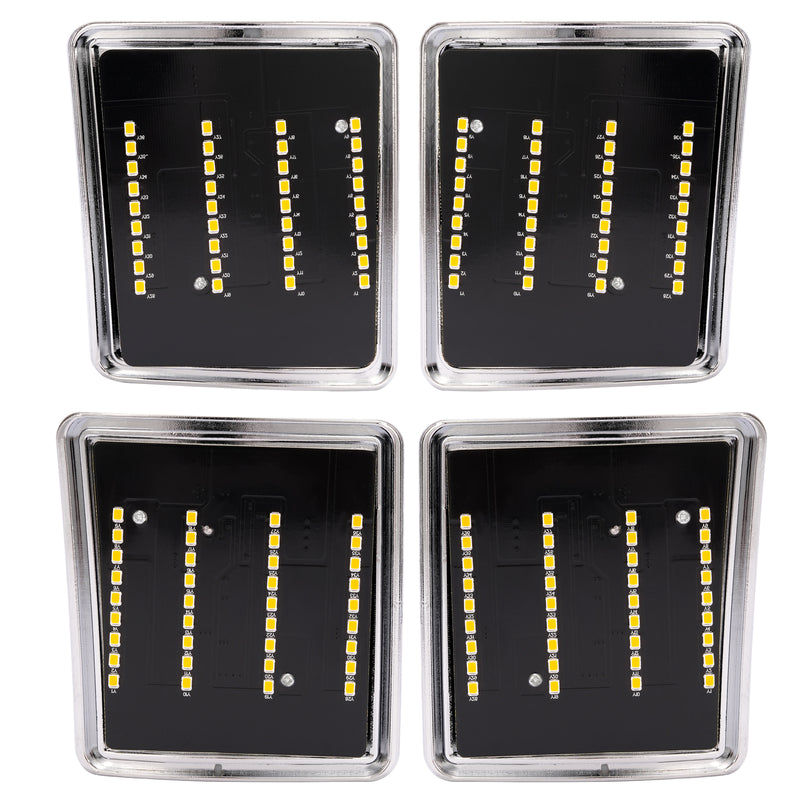 Sequential Corner Side Marker Lights for Chevy C/K 1500 2500 3500 94-98 Set