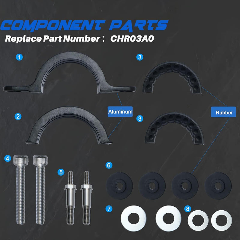 2011+ Dodge WD Durango Driveshaft Center Support Bearing Carrier Upgrade