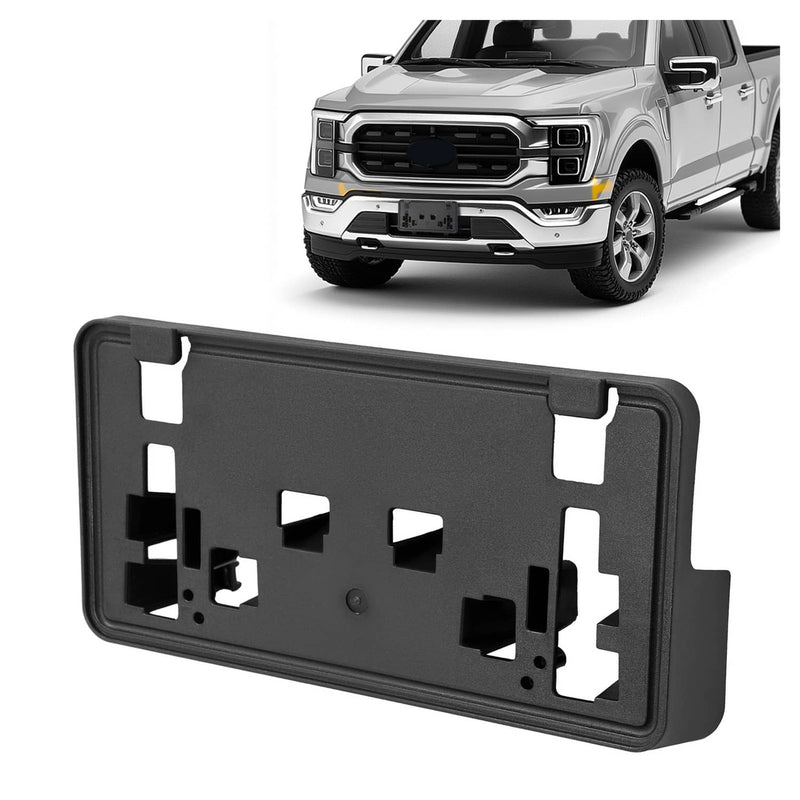 DURAFORCE ML3Z-17A385-BB Front License Plate Bracket Frame Holder for Ford F150 2021-2023