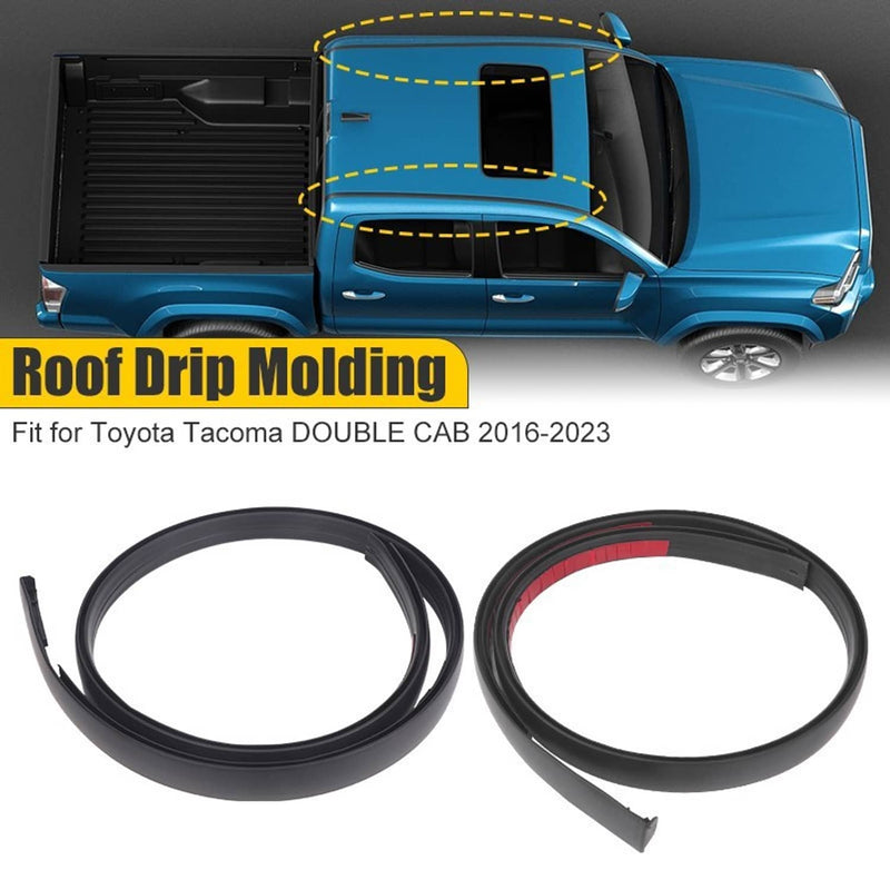 Roof Drip Molding LH RH for Toyota Tacoma Double Cab 2016-2023 7555104081