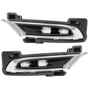 DURAFORCE LED Chrome Fog Lights Driver Passenger Side for Chrysler 300 2015-2024 2021 Pair
