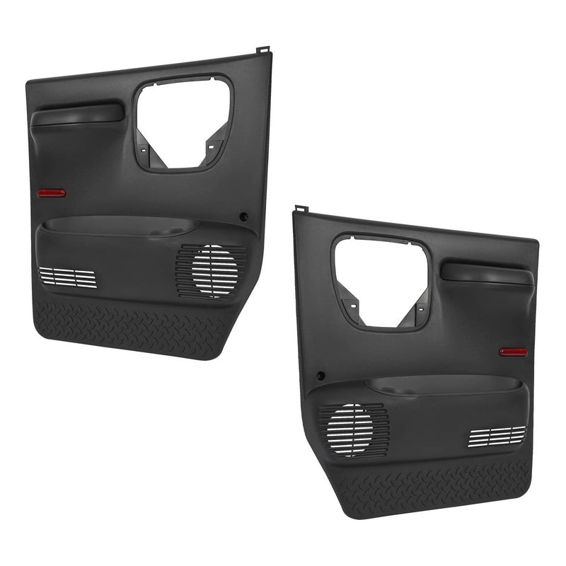 DURAFORCE Interior Gray Door Panel Trim for Chevy Kodiak for GMC Topkick 2003-2009 2DR