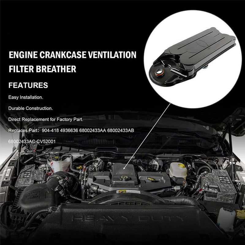 68002433AC Cummins Crankcase Breather Filter Element for Mopar RAM 2500 3500 6.7