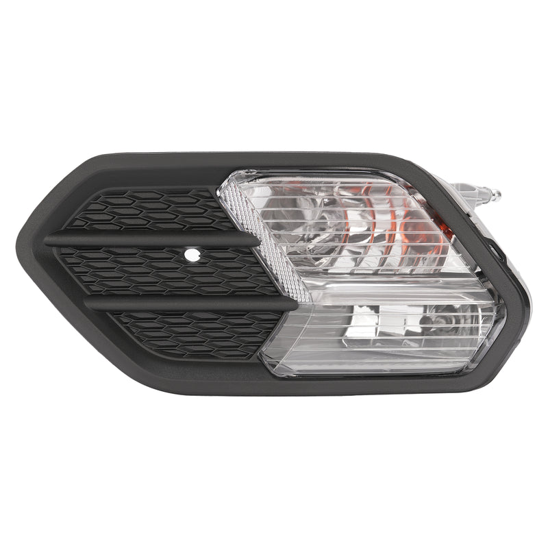 Left Driver Side Bumper Fog Light for Ford Escape 2017 2018 2019 Black Cover