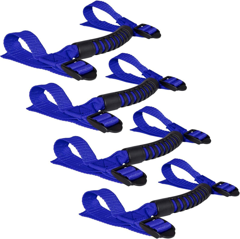 Blue Roll Bar Grab Handles for Jeep Wrangler TJ JK JL 1955-2022 4 Pcs