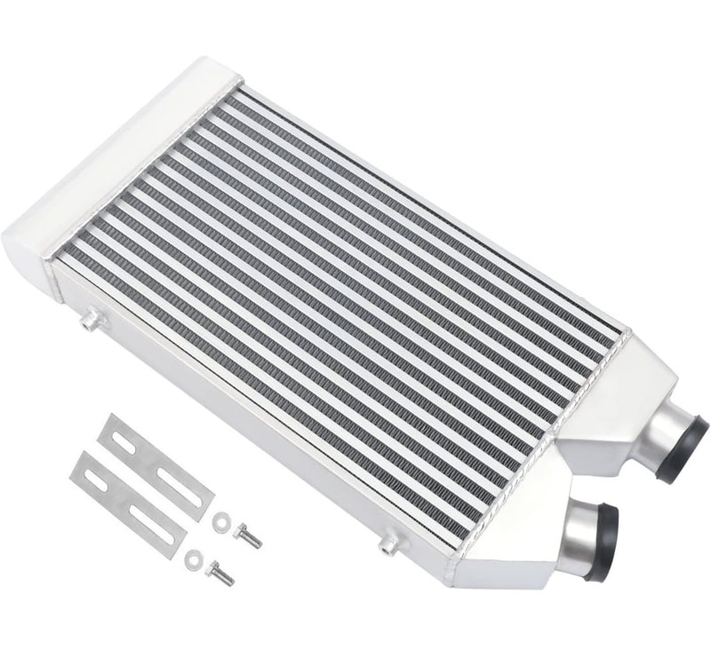 Universal Aluminum Front Mount Intercooler 2.5" Inlet Outlet Same Side